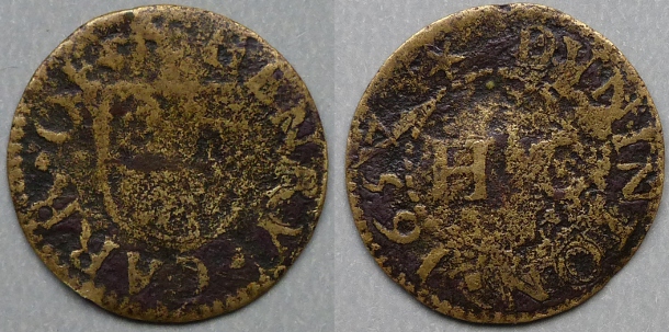 Donington, Henry Carr 1657 farthing